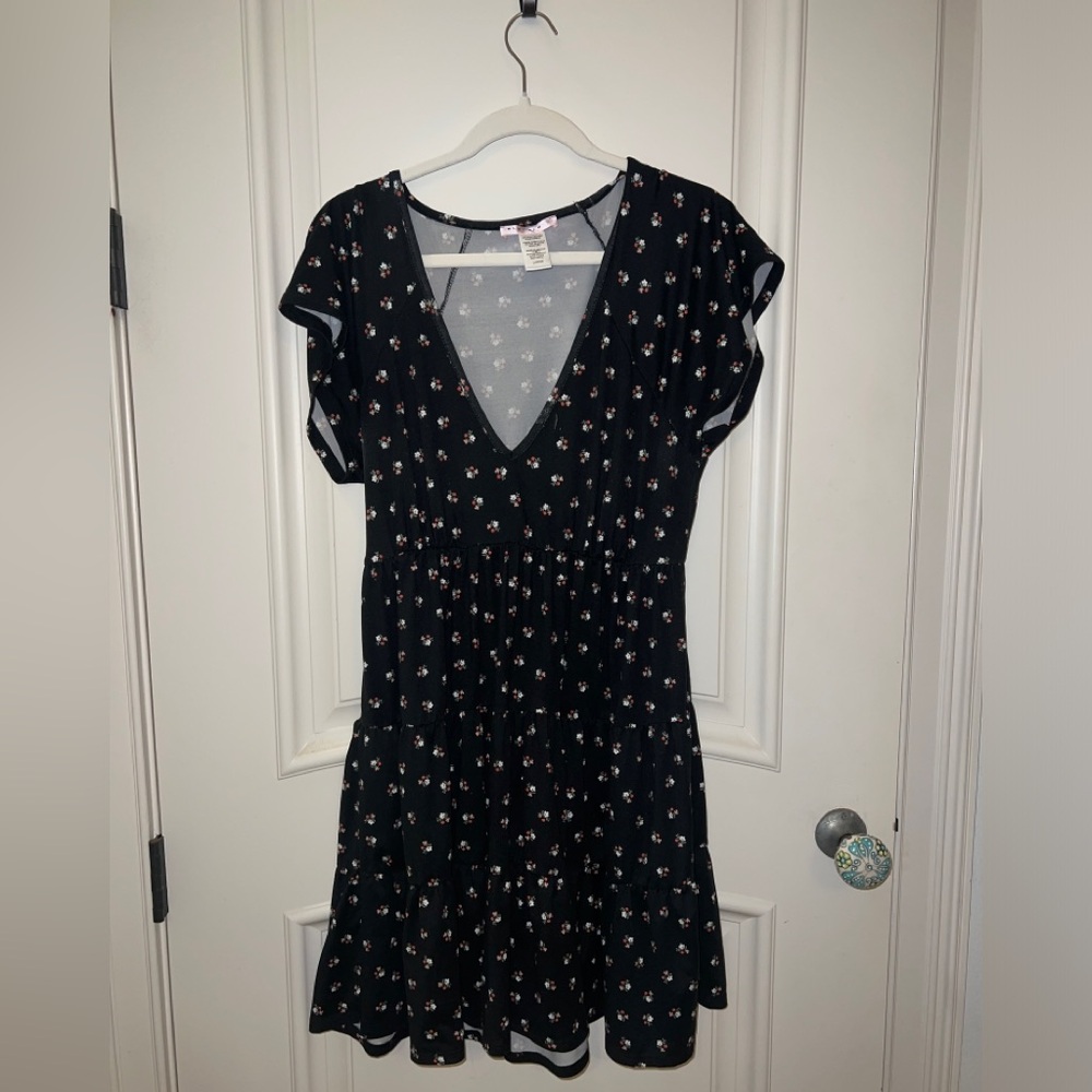 Blue Blush (via American Threads) Mini Tiered Dress, Large